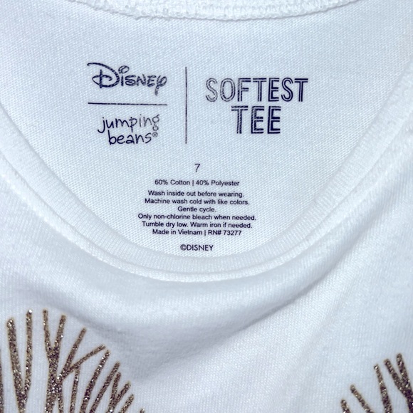 #0051 | Disney Frozen Softest Tee: Size: 7 | 60% Cotton | 40% Polyester - Picture 3 of 7